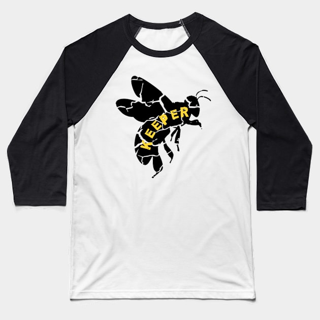 Honey Bee Keeper Beekeeper Funny Beekeeping Honeybee Gifts Baseball T-Shirt by gillys